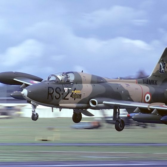 Aermacchi MB-326 Jet-Flug in Italien