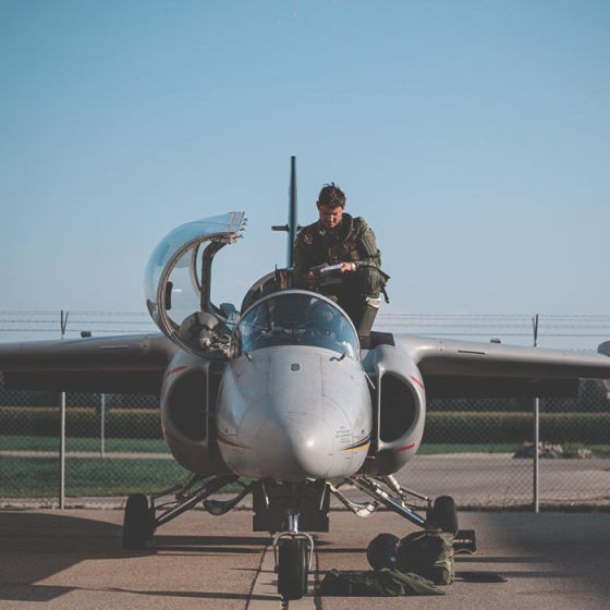 Aermacchi S-211 Jet Flight in Germany