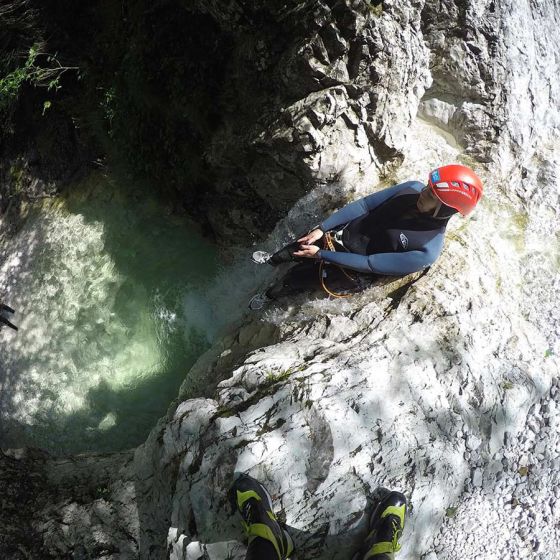 Canyoning Fratarica in Bovec