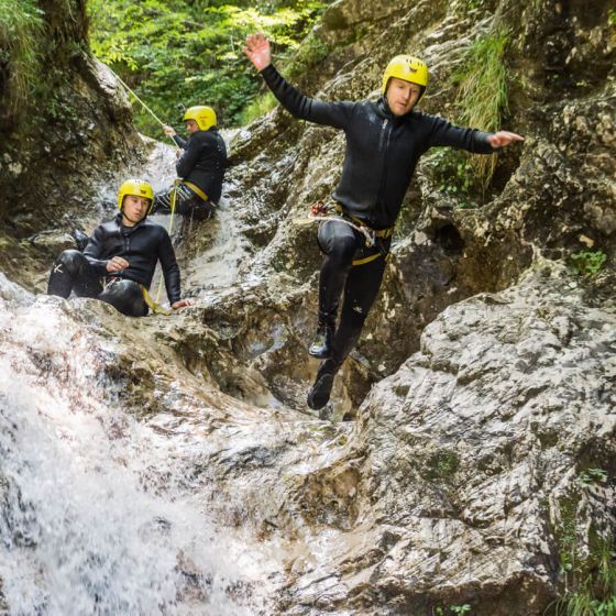 Canyoning Fratarica in Bovec