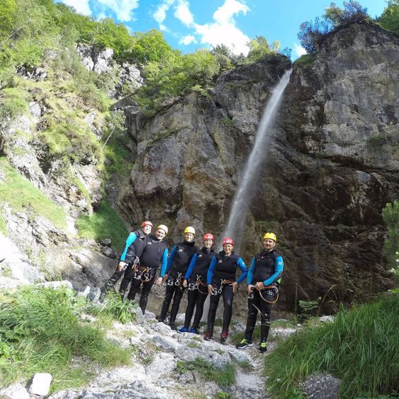 Canyoning Fratarica in Bovec