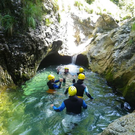 Canyoning Sušec in Bovec