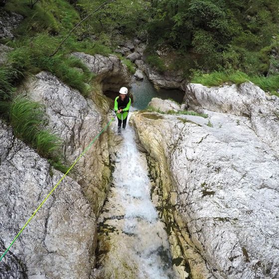 Canyoning Sušec in Bovec