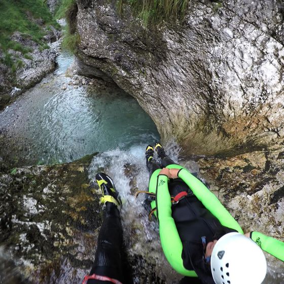 Canyoning Sušec in Bovec