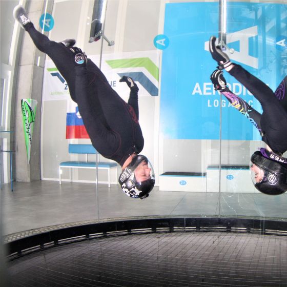 Flugschule im Windtunnel Logatec