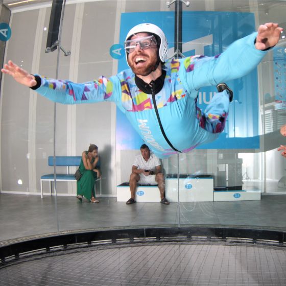 Flugschule im Windtunnel Logatec