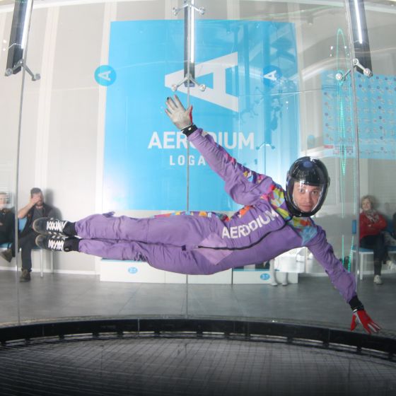 Flugschule im Windtunnel Logatec