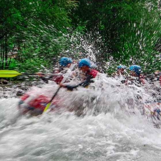 Rafting on the Savinja in Rečica