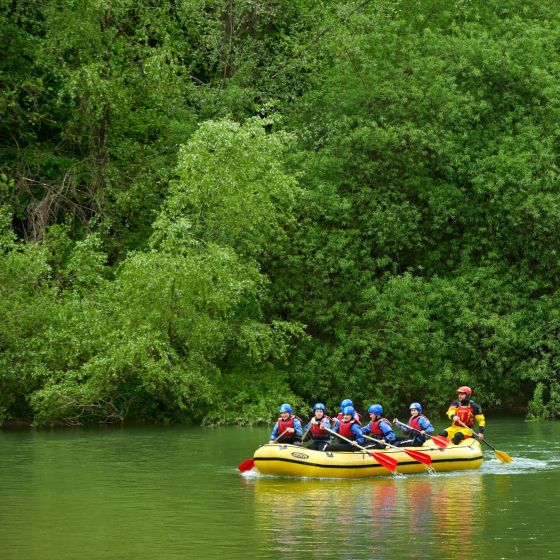 Rafting on the Savinja in Rečica