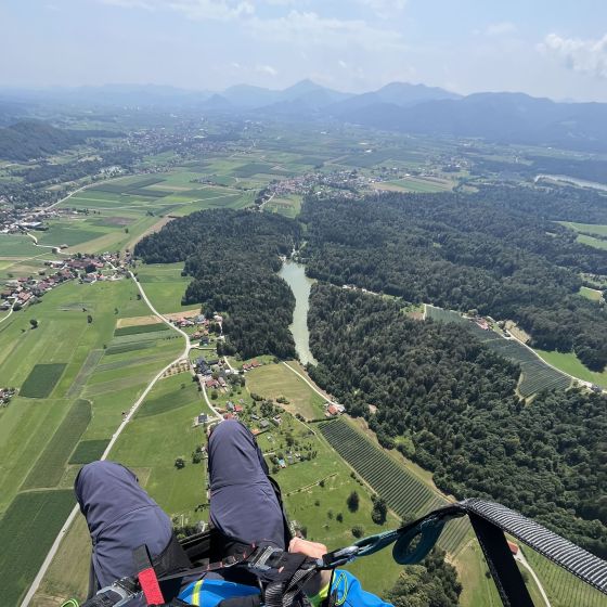 Volo in parapendio a Dobrovlje