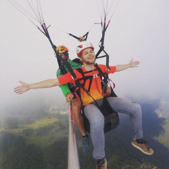 Volo in parapendio a Dobrovlje