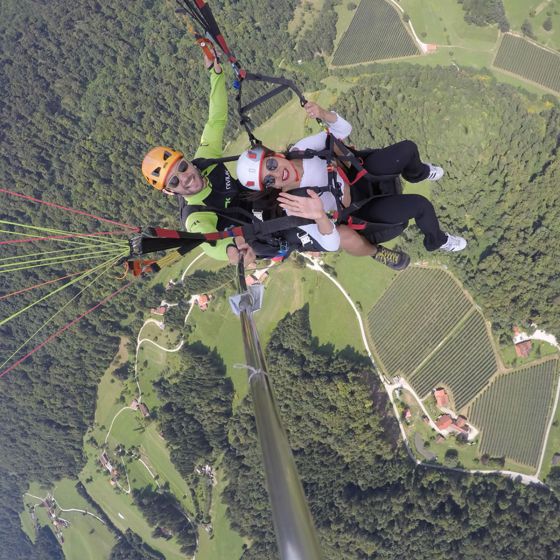 Paragliding Flight from Krvavec