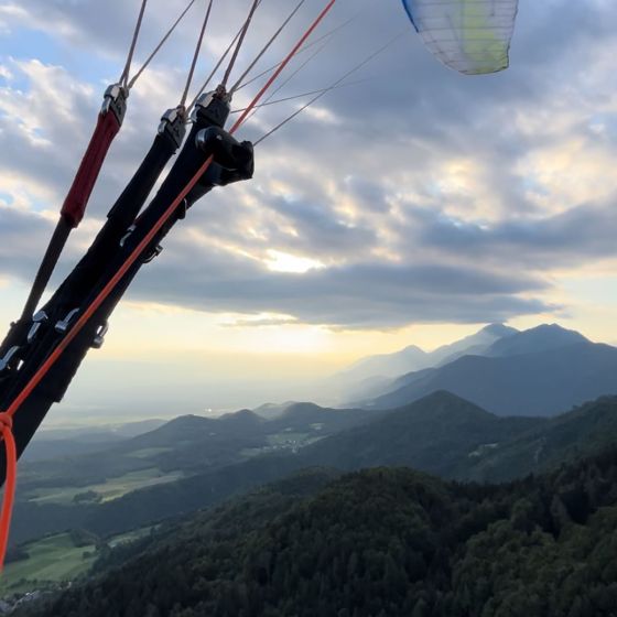 Paragliding Flight from Krvavec