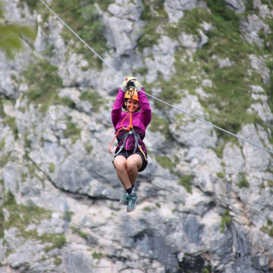 Zipline Učja in Bovec