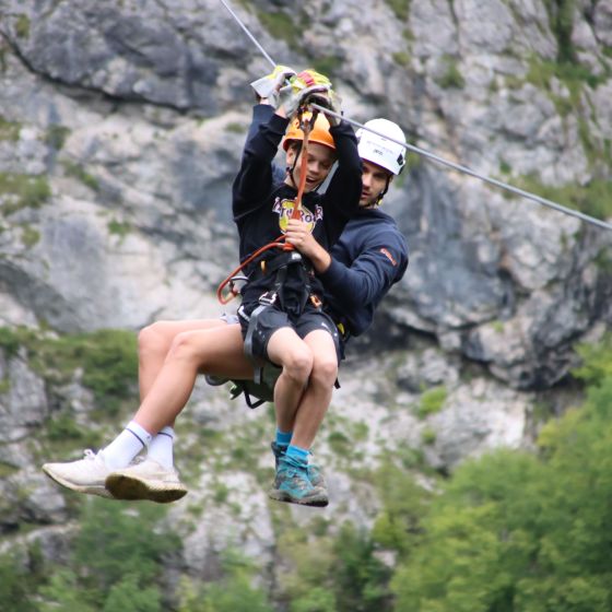 Zipline Učja in Bovec