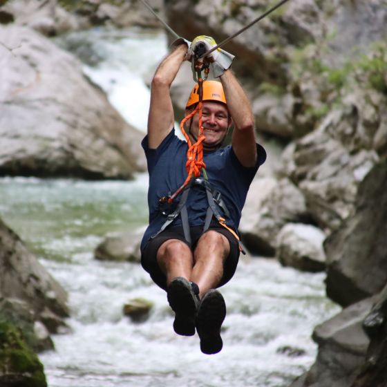 Zipline Učja in Bovec