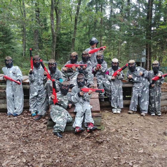 Gozdni Paintball za otroke - Šentjernej