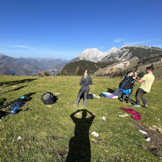 Polet z jadralnim padalom - Krvavec