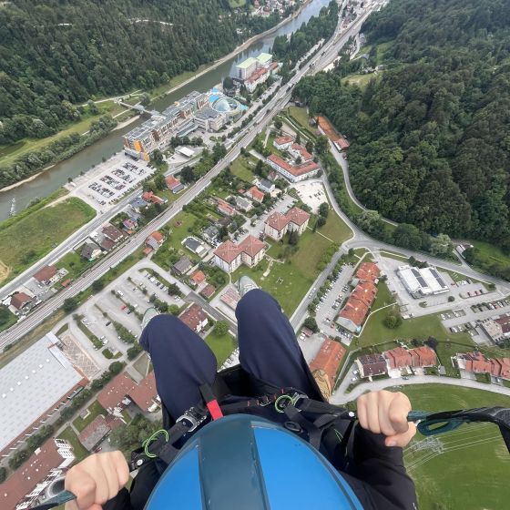 Polet z jadralnim padalom - Laško