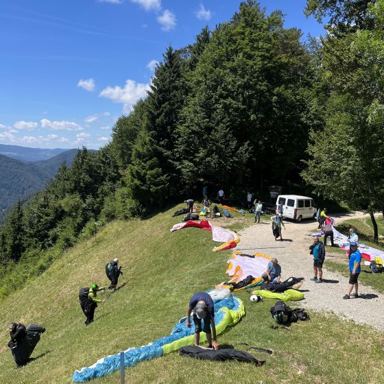 Polet z jadralnim padalom - Laško